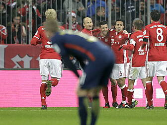 Bayern Munich stamp their auth...